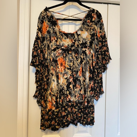 Free People Bell Sleeve Dress - Picture 3 of 5